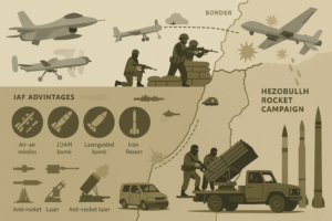 Detailed analysis of the 2006 Lebanon War, covering ground combat, air strikes, naval actions, and weapon system performance.