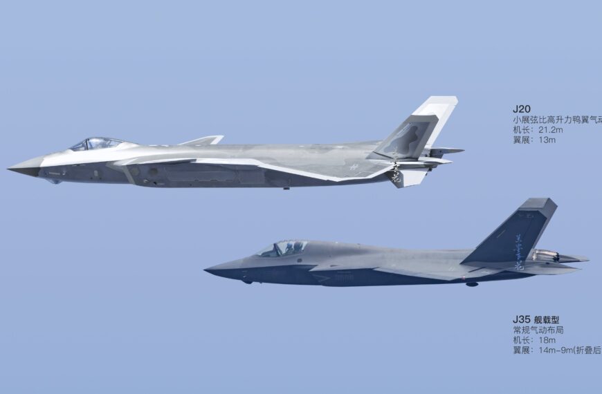New High-Resolution Images Reveal China’s J-35 Naval Stealth Fighter