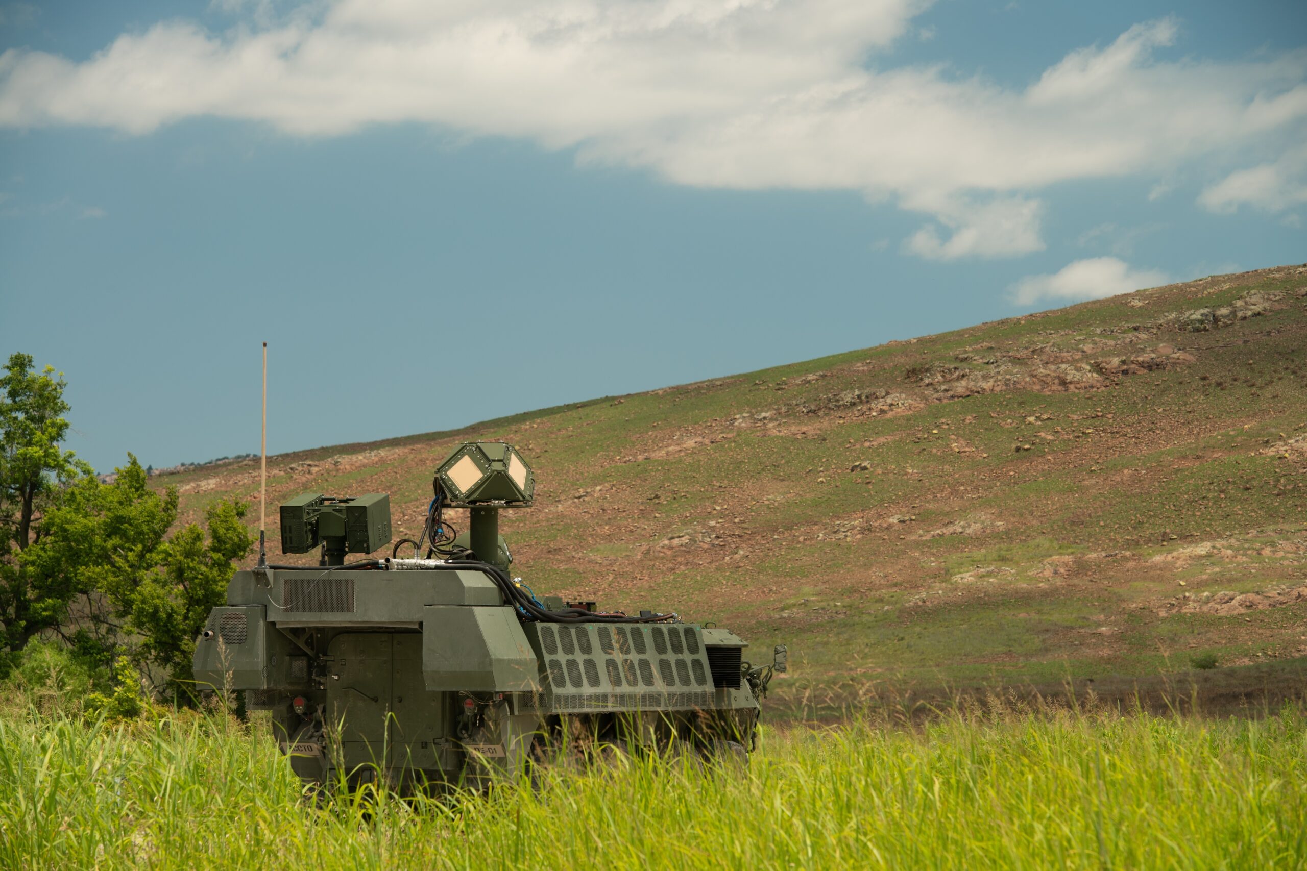 U.S. Army Debuts Stryker-Mounted DE M-SHORAD Laser in Live Field Test