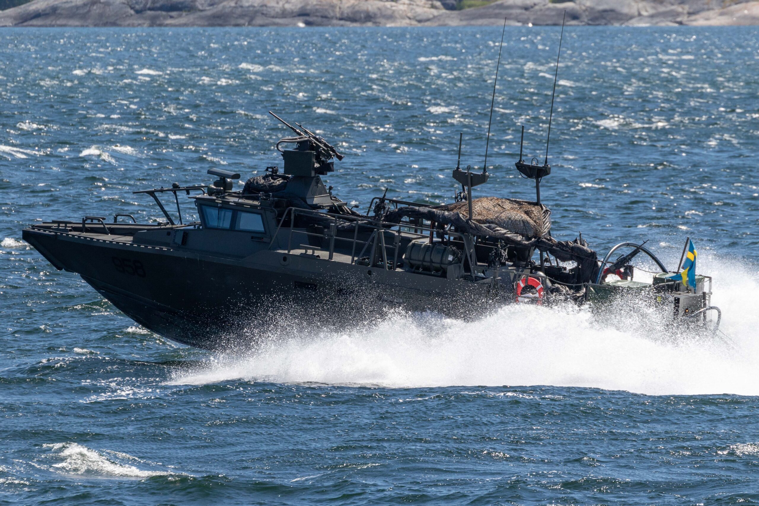 Swedish FMV Awards Saab £70m Order for 22 Next-Gen CB90 Combat Boats
