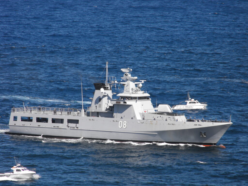 Royal Australian Navy Welcomes HMAS Arafura as New Arafura-Class OPV