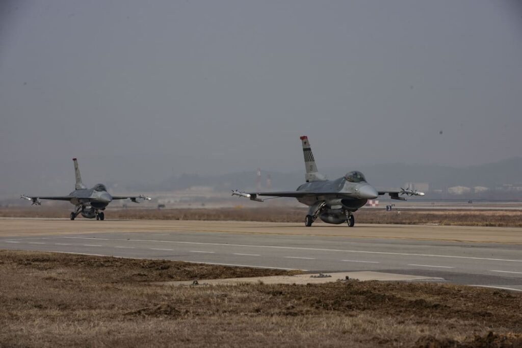 US Air Force Relocates 31 F-16s to Osan Air Base for Two-Year Super Squadron Test