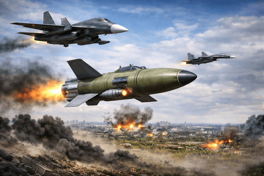 Russia Deploys Jet-Powered Glide Bombs With Up to 200 km Range in Ukraine